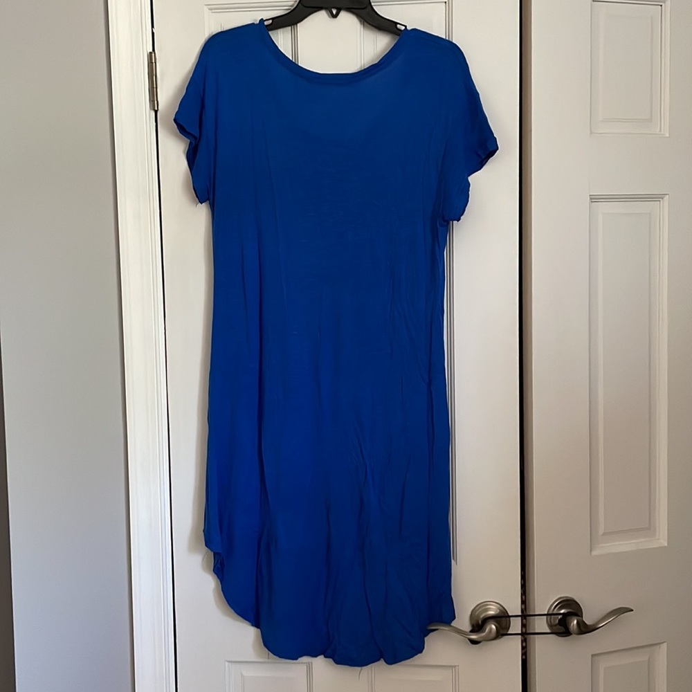 AnM High/Low Dress, Medium, Blue - Picture 5 of 10